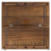 GamesDealer / Backgammon sculpté "Red Square" avec une poignée 60, Haleyan