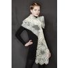 Снежинка / Snowflake / Lace scarf with floral ornament