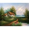 Опт-картина / Peinture par numéros 40x50 Matin au chalet