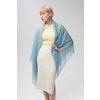 Оренбургский Пуховый Платок / Openwork downy shawl, color blue
