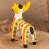 Дымковская глиняная игрушка / Figurine "Deer with blue spots"