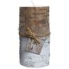 Kaemingk / Decorative candle Birch 14 * 7 cm light