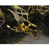 Ленивые Бобры / Lazy Beavers / Set of mirror Christmas tree decorations "Dinosaurs" in a gift box