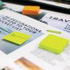 POST-IT / Self-adhesive blocks (sticker) ORIGINAL "Energy surge" 38x51 mm, SET 12 pcs. 100 sheets, assorted