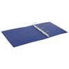 Carpeta de 4 anillas con bolsillo frontal transparente BRAUBERG, cartón / PVC, 65 mm, azul, hasta 400 hojas