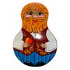 Беломорские узоры / Board kitchen wooden "Matryoshka. The little man with the Apple"