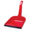 Pelle à déchets, manche haut, plastique, rouge