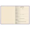 Альт / Diary 1-11 grade, leatherette (light), embossing, elastic band, lace, 48 sheets, "MEGAPOLIS", lilac / 10 pcs.