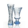 Гусевской Хрустальный завод / Crystal vase for flowers "Geyser" blue