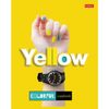 HATBER / Notebook A5, 96 sheets, staple, cage, selective varnish, "YELLOW" / 12 pcs.
