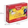 BRAUBERG / Gouache "MAGIC OF COLOR" 12 colors of 20 ml each without brush, cardboard box