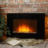 Kaemingk / Wall-mounted fireplace with heating Flemington 89 * 56 cm, control panel, dimmer