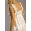 Снежинка / Chemise de nuit pour femme "Sweet fantasies" d'une silhouette semi-adjacente avec dentelle