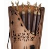 Золотая антилопа / Collectible souvenir set of skewers (6 pcs.) With the tip "Football"