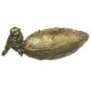 Ремеко / Suporte decorativo para pequenas coisas "Pássaro em uma pena" (ouro) L26W10H10,5 cm