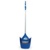 ЛАЙМА / Broom scoop with brush, folding, metal handle 66 cm, rubber edge, for home and office