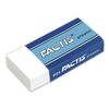 Eraser FACTIS Plastic P 24 (Spain), 50х24х10 mm, white, rectangular, soft PVC