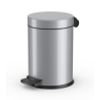Waste bin Hailo Solid S 4 l., Steel, silver