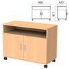 Cabinet for office equipment "Kants", 900х430х677 mm, 2 doors, color Nevsky beech