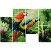 Опт-картина / Polyptych Macaw parrots