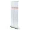 Stand mobile for banner "Rollscreen 2(80)," the size of the advertising field 800х2000 mm, aluminium