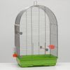 Пижон / Dude / Birdcage No. 101, chrome color, 41 x 30 x 65 cm, emerald