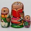 Matroschka "Weise Eule" Suite 3 Puppen