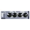 Magnet set black 40 mm 4 pieces