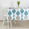 Доляна / Doliana / Oilcloth dining room on a non-woven base "Mystic", width 137 cm, roll 20 m, color blue