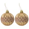ЗОЛОТАЯ СКАЗКА / Set of decorations for the fir-tree 39 items, golden color