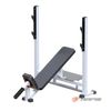 ARMS / Barbell bench with uprights, inclined 30 °