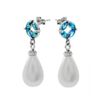 Жемчужина / Earrings 30260 "Ayako"