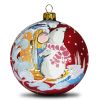 Christmas ball On the porch