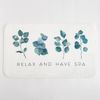 Этель / Ethel / Bath mat "Eucalyptus", 80x50 cm, velor