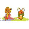 Умка / Umka / Book with puzzles "Orange cow. Best friends"