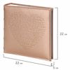 Photo album BRAUBERG "I love you" for 200 photos 10x15 cm, leather-like, paper pages, binding, boxing