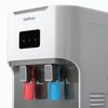HOT FROST V115AE water cooler, floor, FREE/GREEN ELAND, bottle bottom, 2 taps, grey