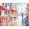 Опт-картина / Sayılarla Boyama 40x50 Paris Romantizmi