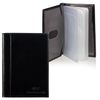 BEFLER / Classic driver's wallet, genuine leather, embossed, 6 plastic pockets, black