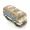 Фарфоровая мануфактура / Christmas tree toy "Bus LIAZ" with a green stripe