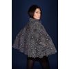 Снежинка / Snowflake / Pelerine women's lace elongated flared