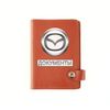 Cover avtodokumentov on the button with pockets "Documents Mazda" red
