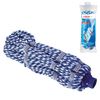 ЛАЙМА / MOP attachment for a self-squeezing rolling mop 601471, microfiber, 33 cm, two-color