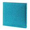 BRAUBERG wedding photo album, 20 magnetic sheets 30х32 cm, textured leather, blue