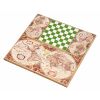 GamesDealer / Backgammon + Checkers Tula "Antique World Map" medium