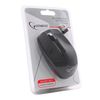 GEMBIRD / Wireless optical mouse MUSW-207, 1000 dpi, 3 buttons + 1 wheel, black