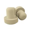 Solid T-plug with air outlet