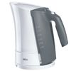 Braun WK-500 Teapot. WH, 1.7 litres, 3000 w, hidden heating element, plastic, white/grey