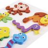 Stickers from EVA "Animals", 9 PCs, assorted, TREASURE ISLAND