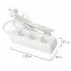 SONNEN / Mains extension cord U-131, 3 sockets, without grounding, 6 A, 1.8 m